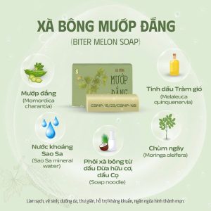 Xà bông thiên nhiên mướp đắng An Mộc - 100g