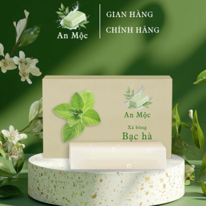 Xà bông thiên nhiên Bạc Hà 110g - An Mộc
