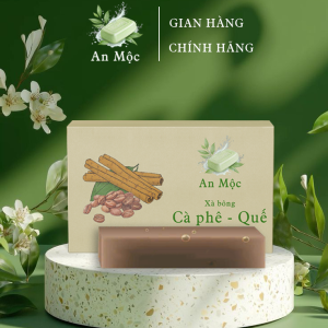 Xà bông thiên nhiên Cà phê - quế An Mộc - 110g