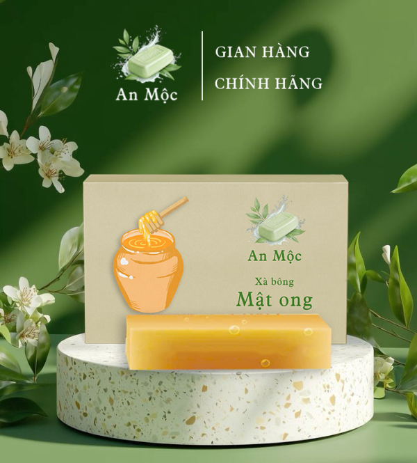 Xà bông thiên nhiên Mật ong 110g - An Mộc