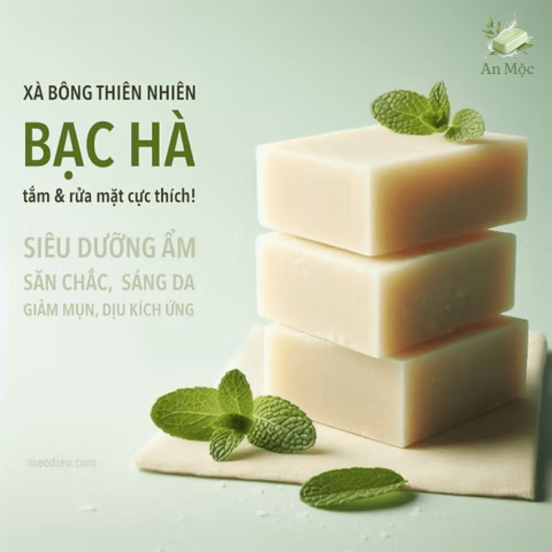 Công dụng của xà bông bạc hà
